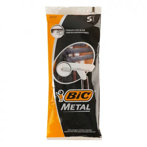 Станок д/гоління BIC 5 шт. однораз з метал. покриттям