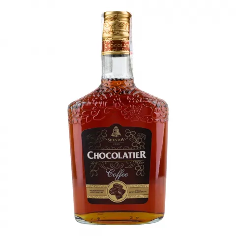 Напій спиртний Шустов Chocolatier 0,5 л аромат. Шоколад та кава