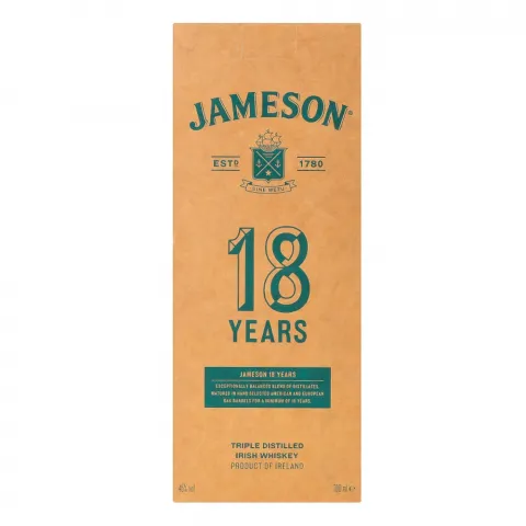 Віскі Jameson 18 років 0,7 л в кор. 46
