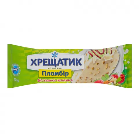 Морозиво Хрещатик 75 г ескімо Фісташка-малина