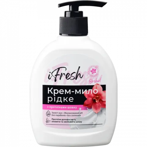 Мило рідке iFresh 300 мл Silk Orchid з протеїнами шовку