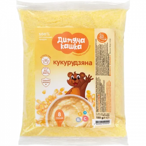 Каша Дитяча кашка 150 г кукурудзяна