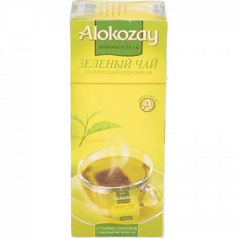 Чай Алокозай 25 шт. Зелений