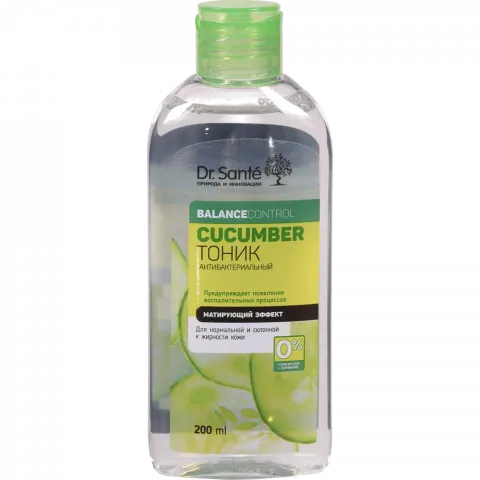 Тонік д/обличчя Dr.Sante 200 мл Cucumber антибактеріальний