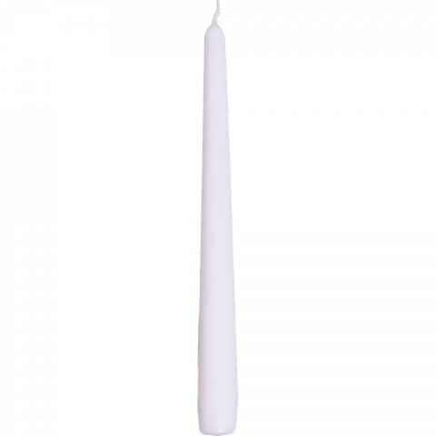 Свіча Bolsius конічна 240/23 1 шт. біла, 7 год., арт. 103400335502