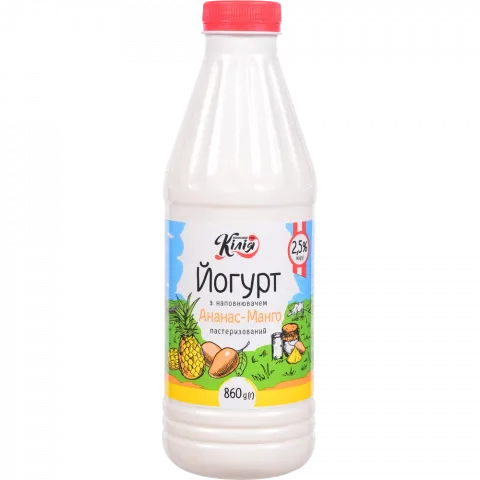 Йогурт Кілія 2,5 860 г Ананас-манго