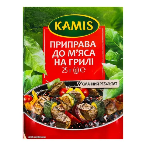Каміс Гриль приправа до мяса 25 г пак.