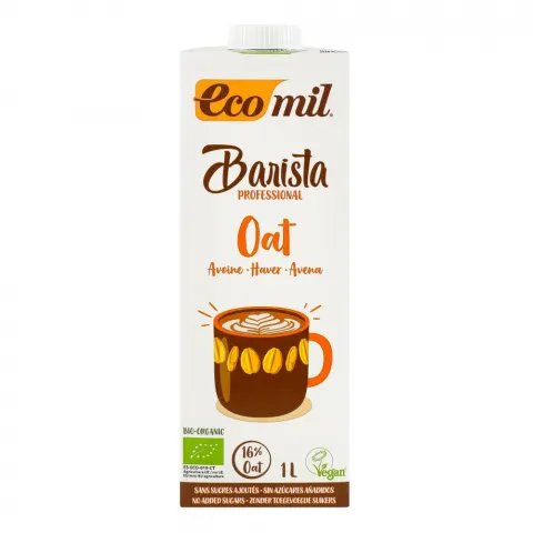 Молоко Ecomil рослин. органіч. 1 л з вівса Бариста