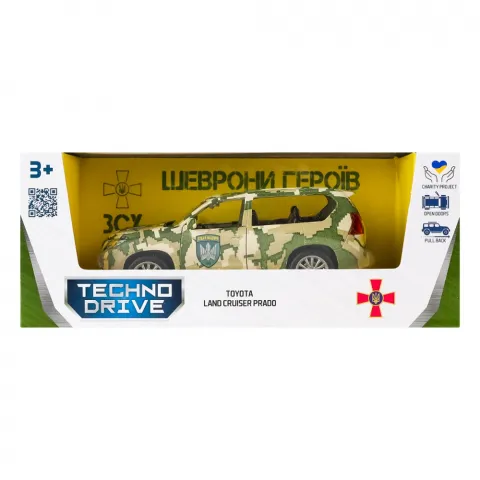 Іграшка Автомодель TechnoDrive Toyota Land Cruiser Prado Птахи Мадяра 250363M