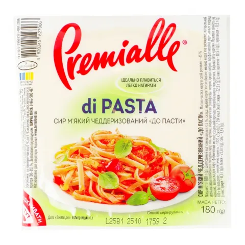 Сир мякий Premialle 180 г Di pasta 45