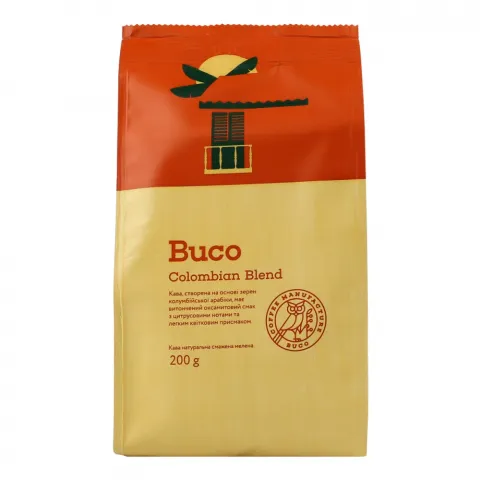 Кава Buco 200 г мел. Рецепт Колумбії