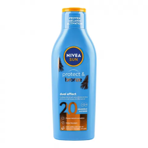 Лосьйон Nivea Sun 200 мл сонцезахисний Захист та засмага SPF 20