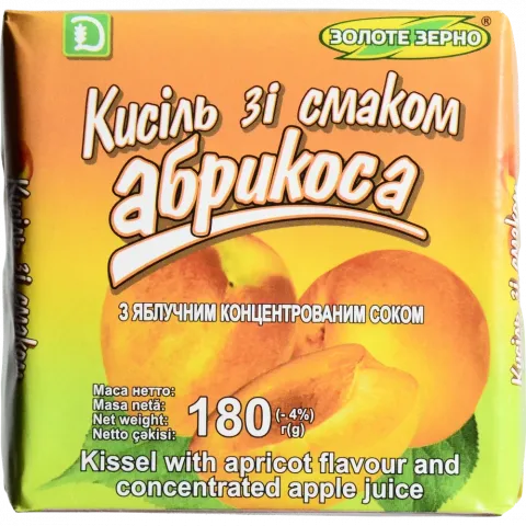 Кисіль Золоте зерно 180 г Абрикосовий