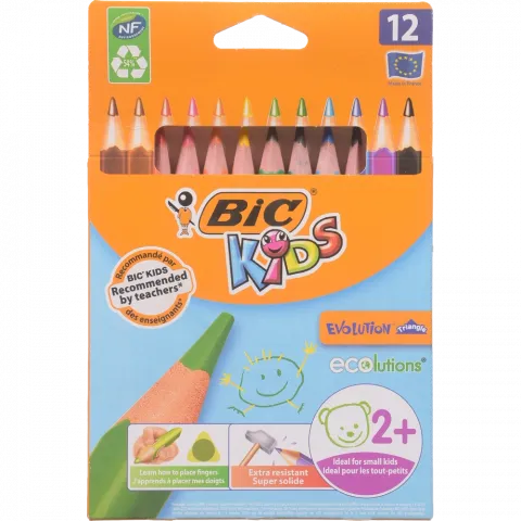 Набір олівців кольор. BIC Evolution Triangle 12 кол.