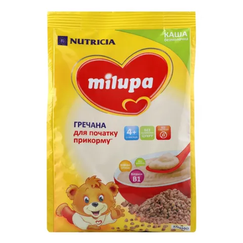 Каша Milupa 170 г б/мол. гречана 4+ міс.