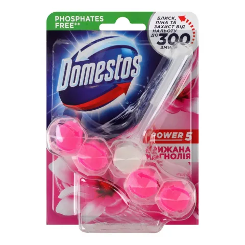 Освіж. д/унітазу Domestos 55 г Power Крижана магнолія