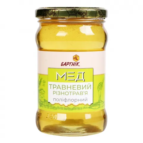 Мед Бартнік 400 г скл. Травневий Різнотрав`я