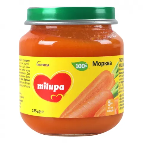 Пюре Milupa 125 г Морква