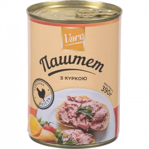 Паштет Varo 390 г з куркою