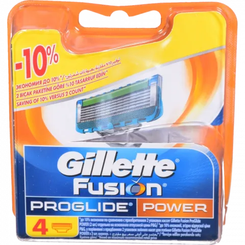 Картридж д/гоління Gillette Fusion Proglide Power 4 шт.