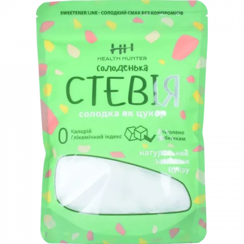 Замінник цукру Health Hunter 280 г Стевія солодка
