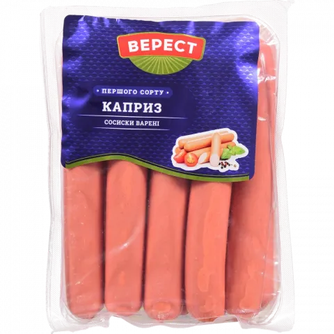 Сосиски Верест Каприз вар. 1 ґат. ваг.