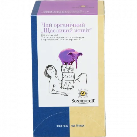 Чай Sonnentor 27 шт. Щасливий живіт органич.