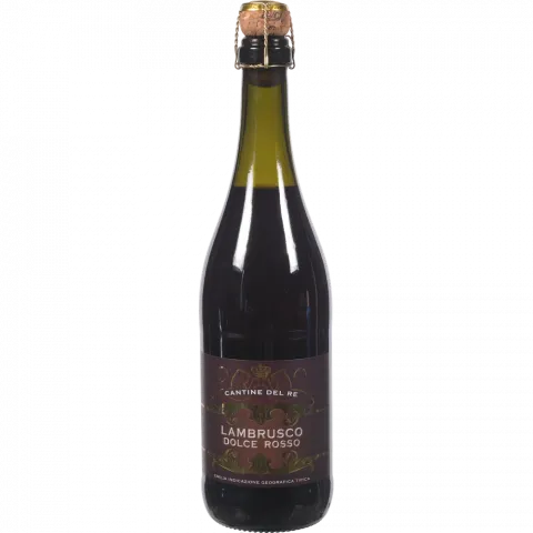 Вино ігристе Cantine del Re Ламбруско IGT 0,75 л Rosso 8 (Італія)