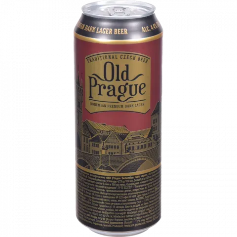 Пиво Old Prague 0,5 л з/б Bohemian Dark Lager