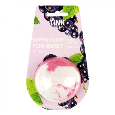 Бомбочка-гейзер д/ванн Tink 200 г Black Currant