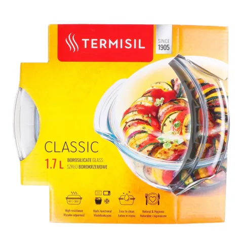 Кастрюля TERMISIL PNSO170A 1,7 л класична ж/с И026 (Польща)