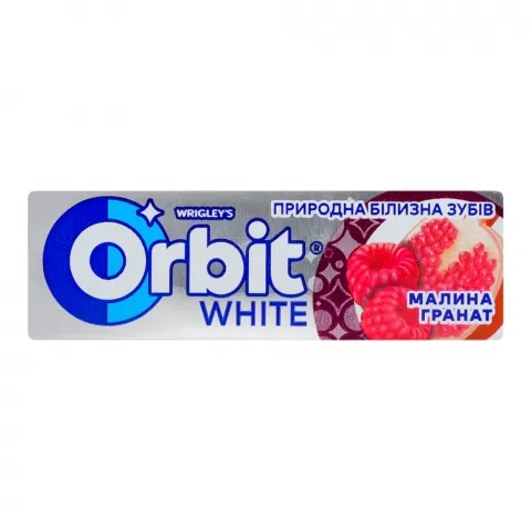 Жув. гумка Orbit Вайт Малина-Гранат