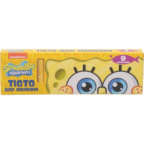 Набір д/творчості Тісто д/ліплення SpongeBob SquarePants 9 шт. 122567
