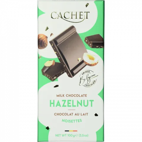 Шок Cachet 100 г мол. 31 з гранульованим фундуком (Бельгія)