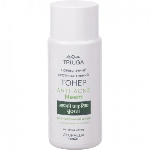 Тонер д/обличчя Triuga 200 мл Anti-Acne Аюрведичний протизапальний Neem