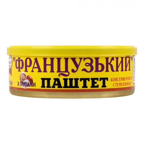 Паштет Онисс 240 г з/б Французький з грибами