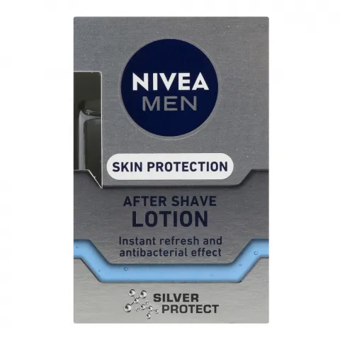 Лосьйон п/гоління Nivea 100 мл д/чол. Срібний захист 81340