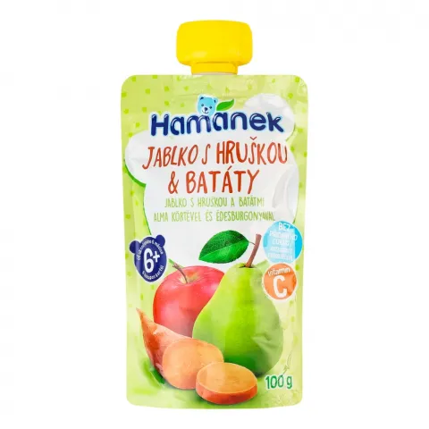 Пюре Hamanek 100 г яблуко груша та батат