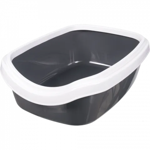 Туалет д/кішок Природа Comfort M 41х30х13,5 сірий