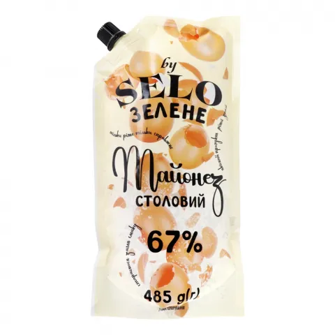 Майонез Selo Зелене 485 г д/пак. Столовий 67