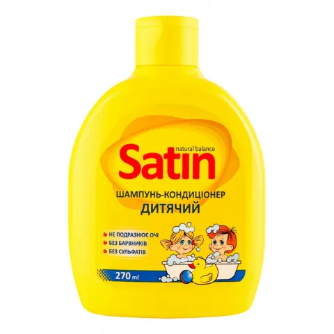 Шампунь-кондиціонер Satin Natural Balance 270 мл дит.