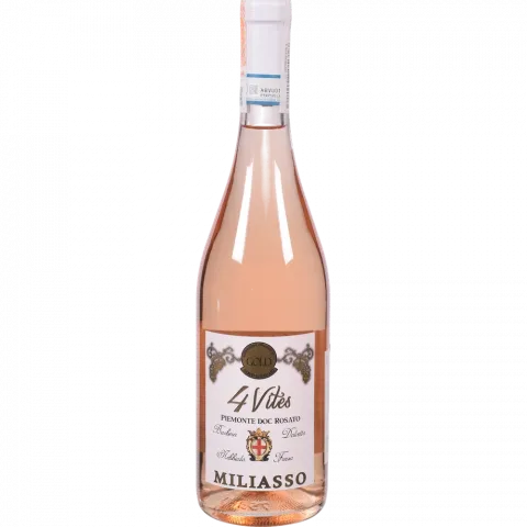 Вино Miliasso Piemonte doc rosato 4 Vites 0,75 л сух. Рожеве 12 (Італія)