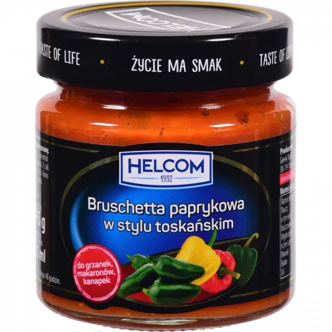 Конс закуска HELCOM 225 мл Брускетта тосканська з паприкою (Польща)