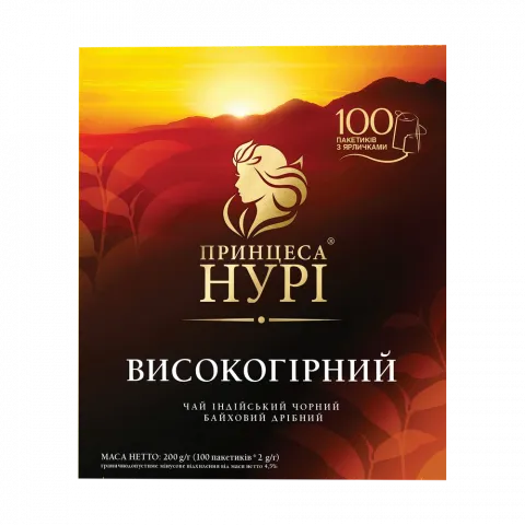 Чай Принцесса Нурі 100 шт. Високогірний