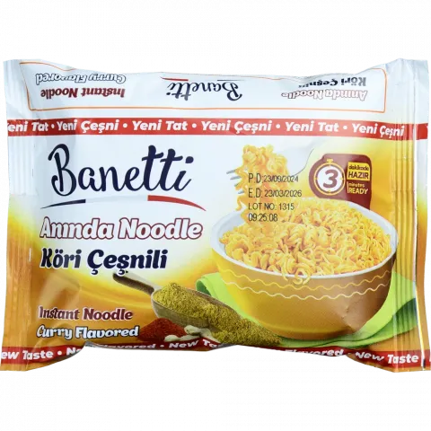 Локшина швидкорозч Banetti 75 г карі (Туреччина)