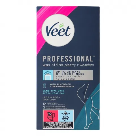 Смужки д/депіляції Veet 12 шт. Easy-Gelwax воскові д/чутл. шкіри
