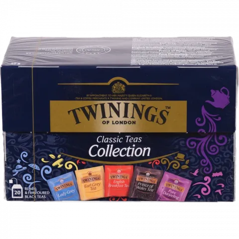 Чай Twinings 20 шт. чорн. Колекція чорного чаю` (Англія) И729`