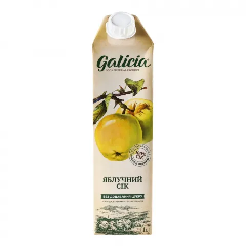 Сік Galicia 1 л Яблучний
