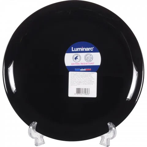 Тарілка Luminarc DIWALI обідня 25 см чорний P0867 И623 (Франція)