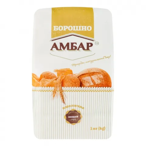 Борошно пшеничне в/ґ Амбар 1 кг